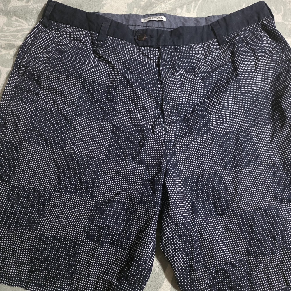 Nautica Navy Microdot Shorts